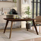 Madisen 59" Dining Table, Walnut Finish