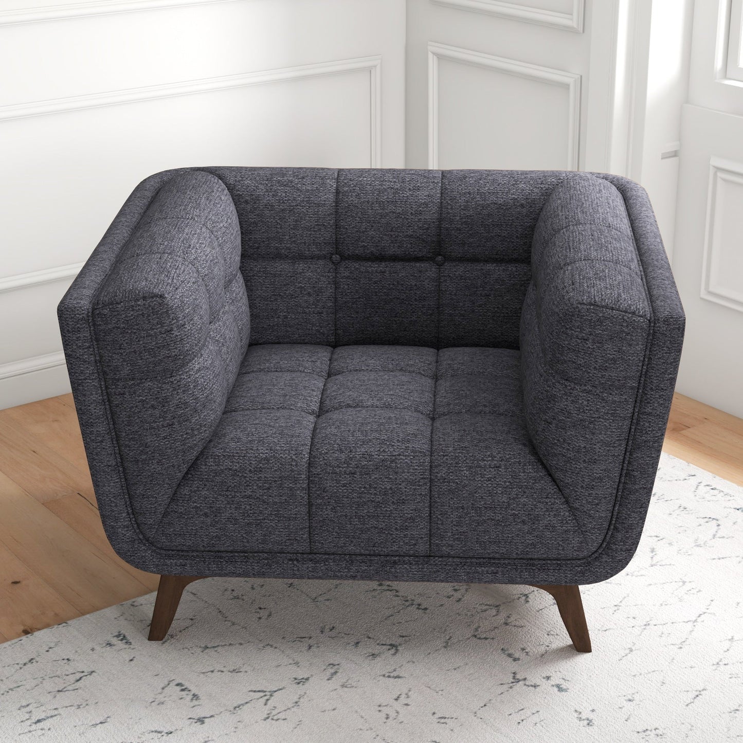 Kaleb Lounge Chair | Dark Gray