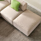 Modular Sectional Fabric Sofa, Beige