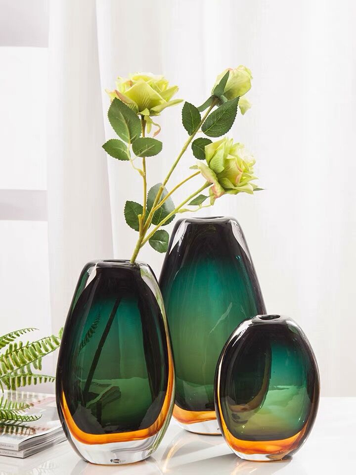 Modern Colored Glass Vase Decoration-4