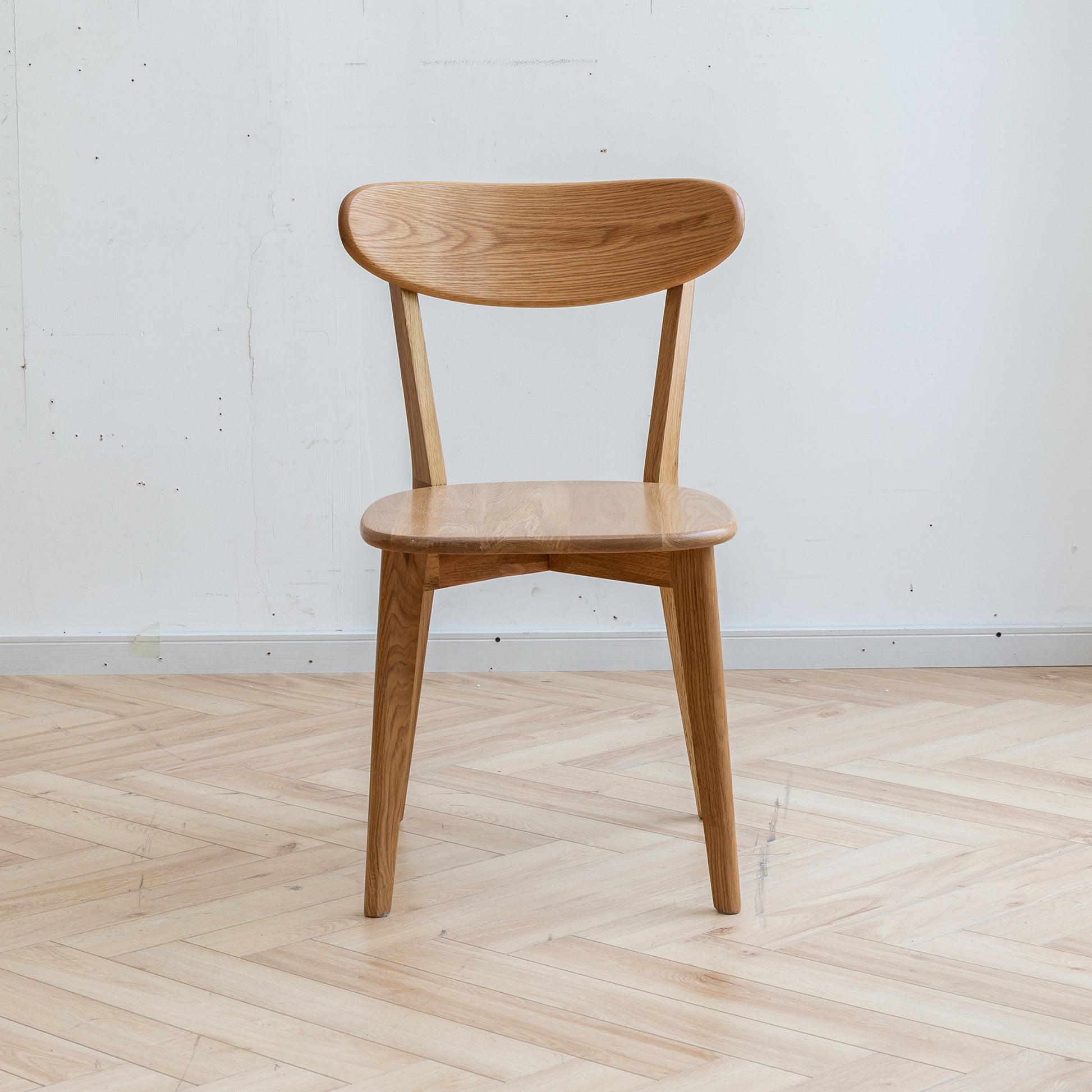 Simple Wooden Dining Chair, Oak