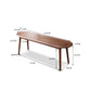 Natural Oak Wood 47" Bench, Dark Oak