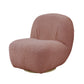 Teddy Sherpa Accent Chair w/Swivel, Pink