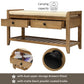 Shoe Rack Storage Bench with Cushioned Seat & Drawers, Old Pine