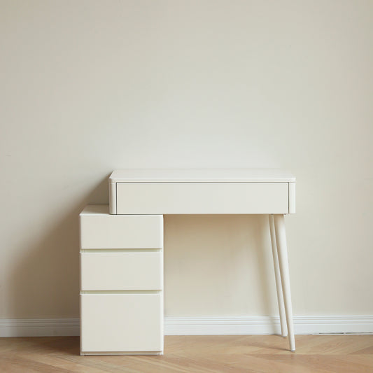 Natural Wood Dresser Table - White