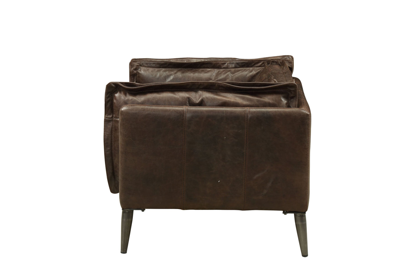 Portchester Chair in Distress Chocolate Top Grain Leather