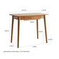 Solid Wood 39.4" Simple Desk, Light Oak