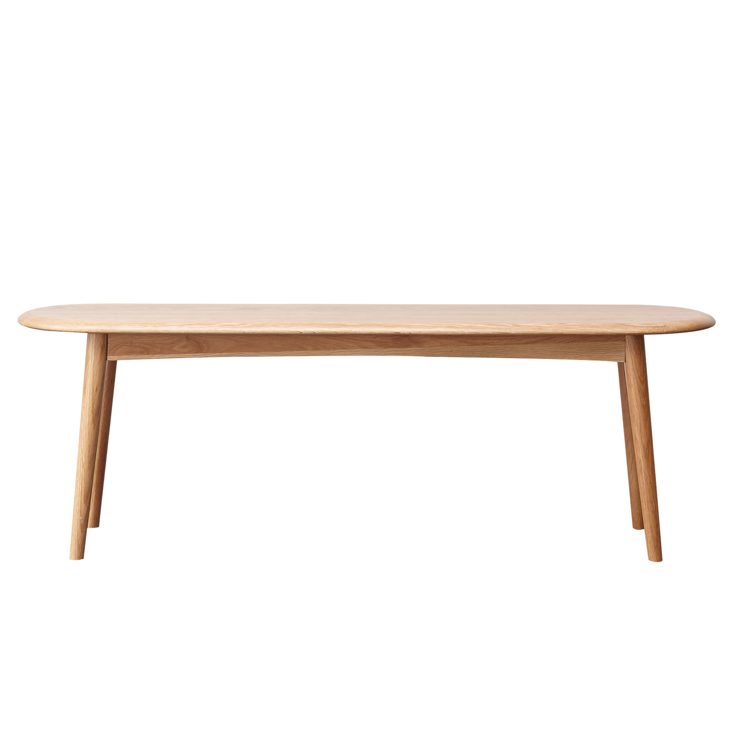 Natural Wood 47" Dining Bench, Oak