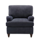 Candor Arm Chair, Navy