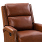 Genuine Leather Swivel Rocker Recliner-5