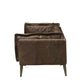 Portchester Sofa in Distress Chocolate Top Grain Leather