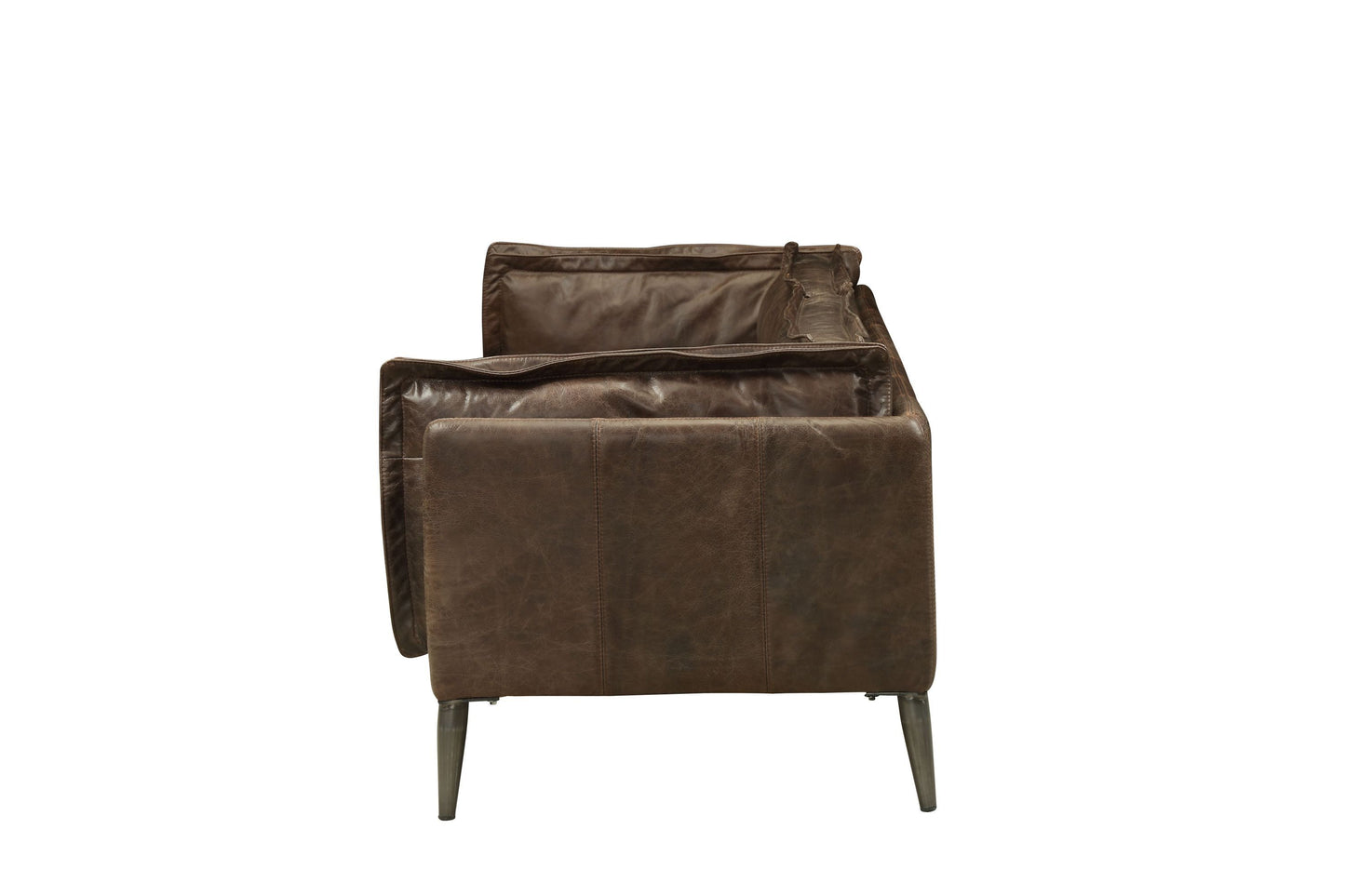 Portchester Sofa in Distress Chocolate Top Grain Leather