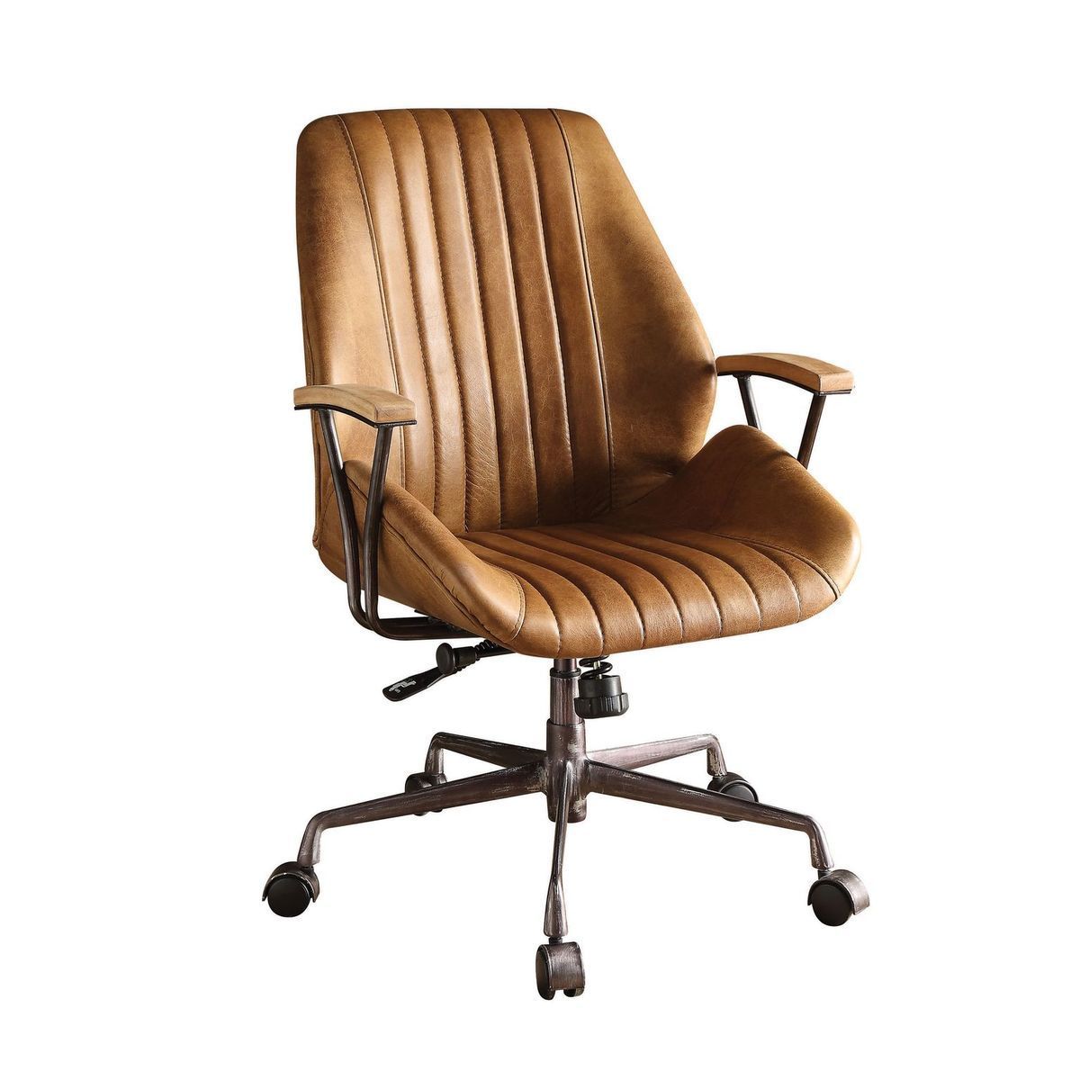 Hamilton Leather Office Chair, Coffee