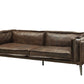 Portchester Sofa in Distress Chocolate Top Grain Leather