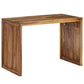 Writing Table With Detached Cabinet, Solid Sheesham Wood-5