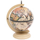 Wine Liquor Cabinet 16th Century Globe Nautical Map, Multi Colors, 19"