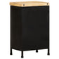 Industrial 29.9" 2 Door Sideboard Storage Cabinet, Black / Wood