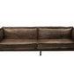 Portchester Sofa in Distress Chocolate Top Grain Leather