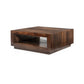 Low Profile Square Solid Wood Coffee Table