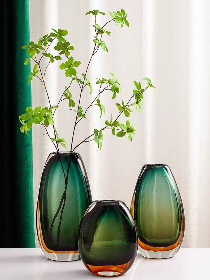 Modern Colored Glass Vase Decoration-3