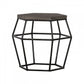 Tartan Modern Concrete & Metal End Table