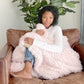 ANGEL PLUSH BLANKET | BIG - DUSTY PINK-0