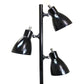 Black 3-Light 64" Tree Spotlight Floor Lamp