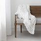 INFINITE CHUNKY KNIT BLANKET | MINKY | BIG - BLANC-9