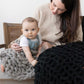 INFINITE CHUNKY KNIT BLANKET | MINKY | CUDDLE - MIST-3