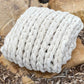 INFINITE CHUNKY KNIT BLANKET | MINKY | LITTLE - SAND-6