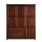 Cherry Wood Finish Bedroom Wardrobe Closet