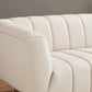 Vincent Leather Sofa | Cream