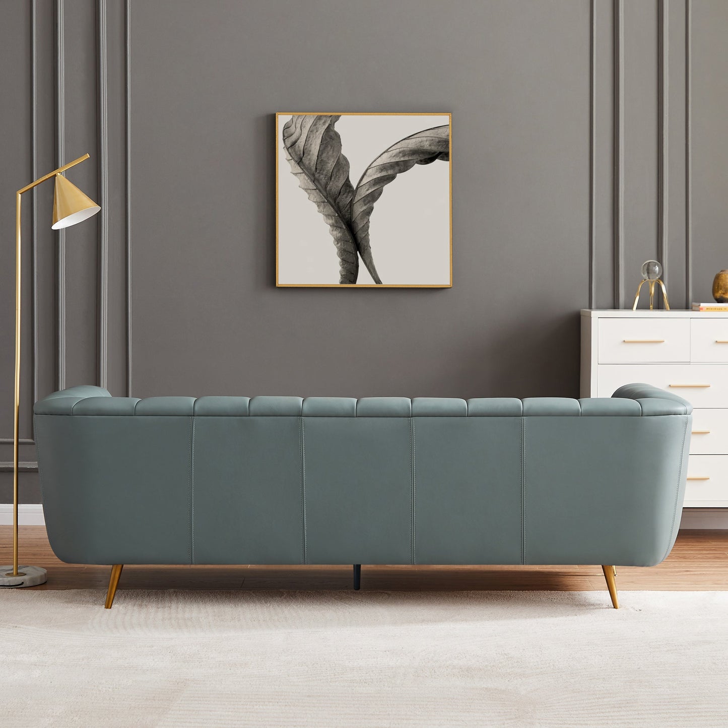 Sofa (Blue Leather)