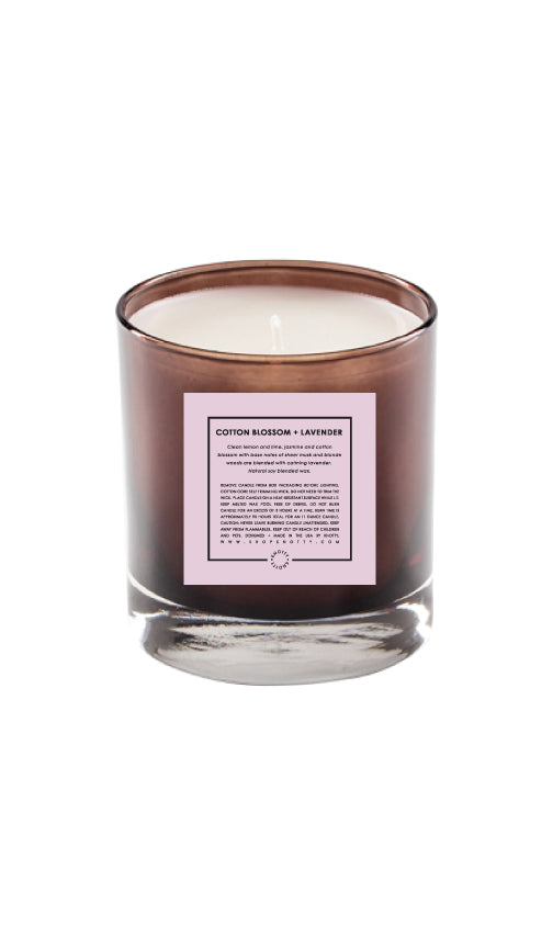 Cotton Blossom + Lavender - 11oz Soy Candle