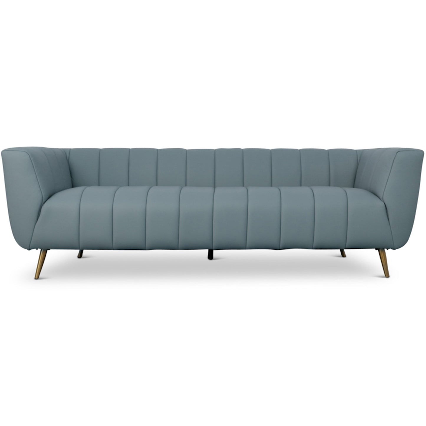 Vincent Leather Sofa | Blue