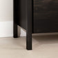 Java 2 Drawer Nightstand Cubby Storage Shelf