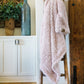 ANGEL PLUSH BLANKET | BIG - DUSTY PINK