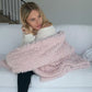 ANGEL PLUSH BLANKET | BIG - DUSTY PINK-3