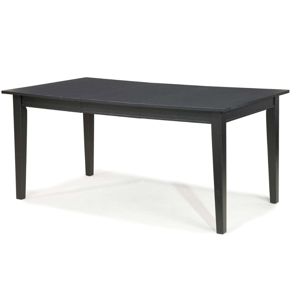 Expandable Dining Table 48-66-inch, Ebony Black Wood Finish