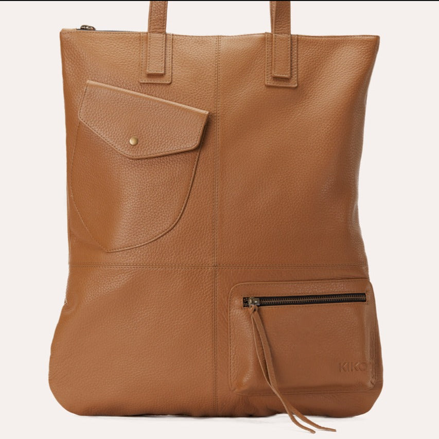 Kiko Fold n Hold Leather Tote