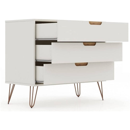 Modern Scandinavian Style Bedroom 3-Drawer Dresser