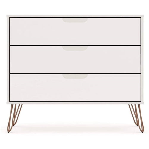 Modern Scandinavian Style Bedroom 3-Drawer Dresser