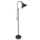 Tall 65" Floor Lamp in Distressed Metal Finish