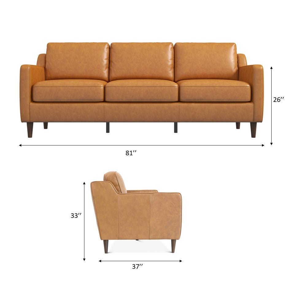 Manhattan Leather Sofa Dimensions