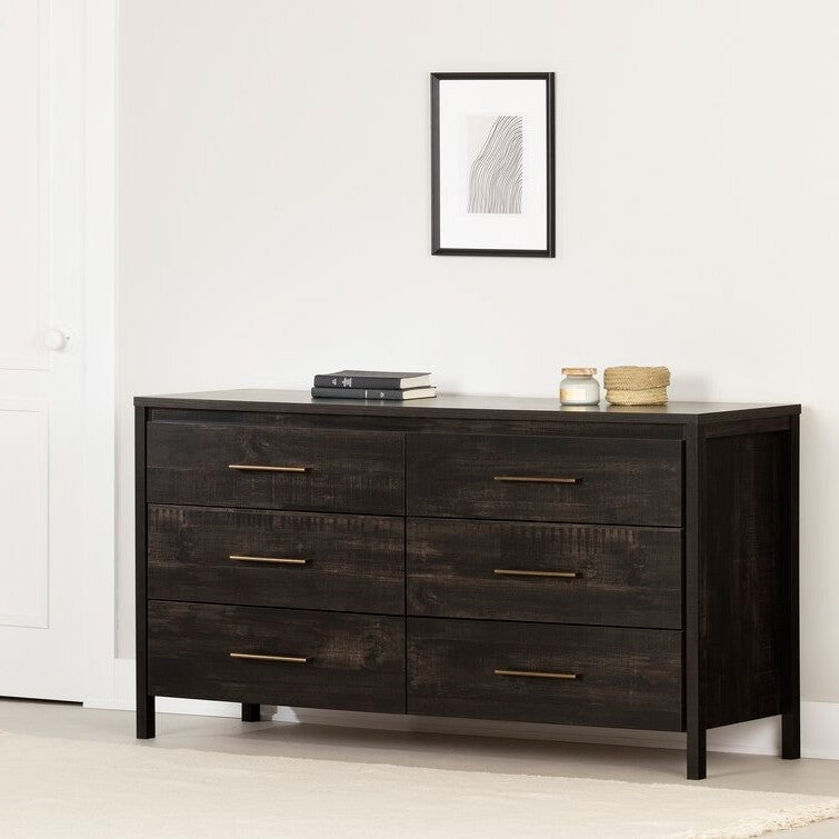 Java 6 Drawer Double Dresser