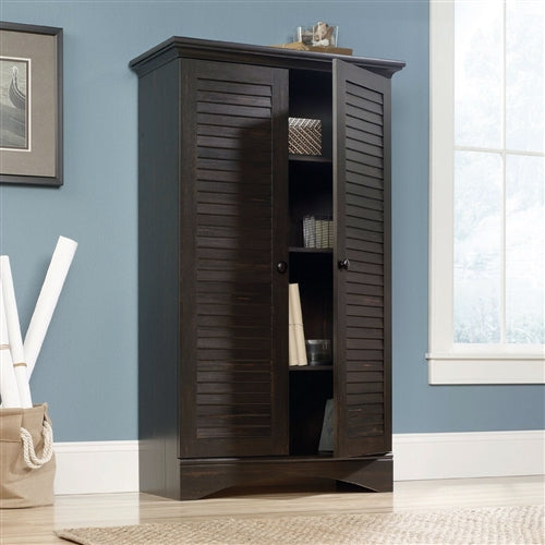 Antique Wood Wardrobe | Dark Brown