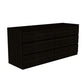 6 Drawer Double Dresser Tronx, Superior Top, Black Wengue Finish-5