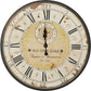 Vintage Oversized Distressed Metal Wall Clock