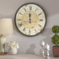 Vintage Oversized Distressed Metal Wall Clock