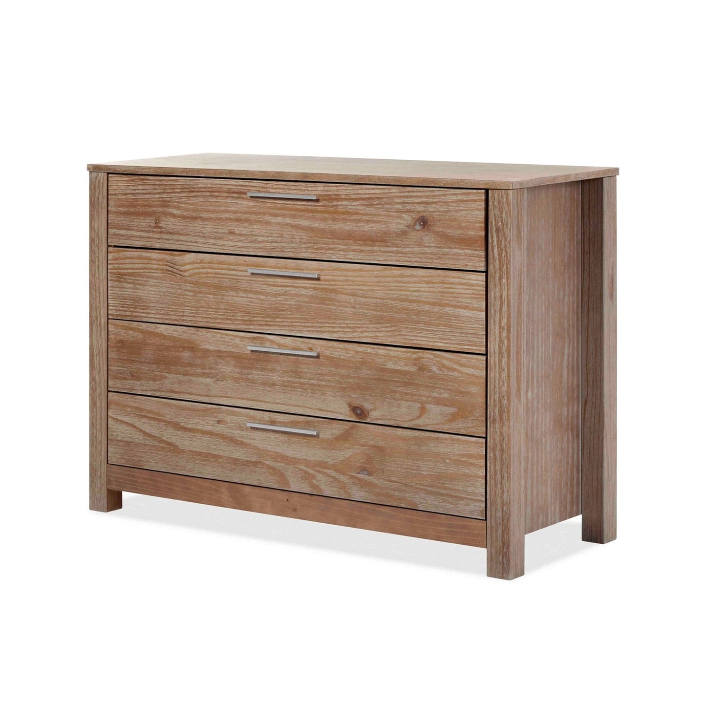 Traditional Rustic Pine 4 Drawer Dresser